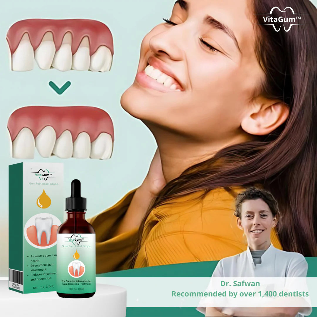 „VitaGum™ Gum Repair Drops | Tilgad, mis tervendavad, naeratused, mis kestavad!