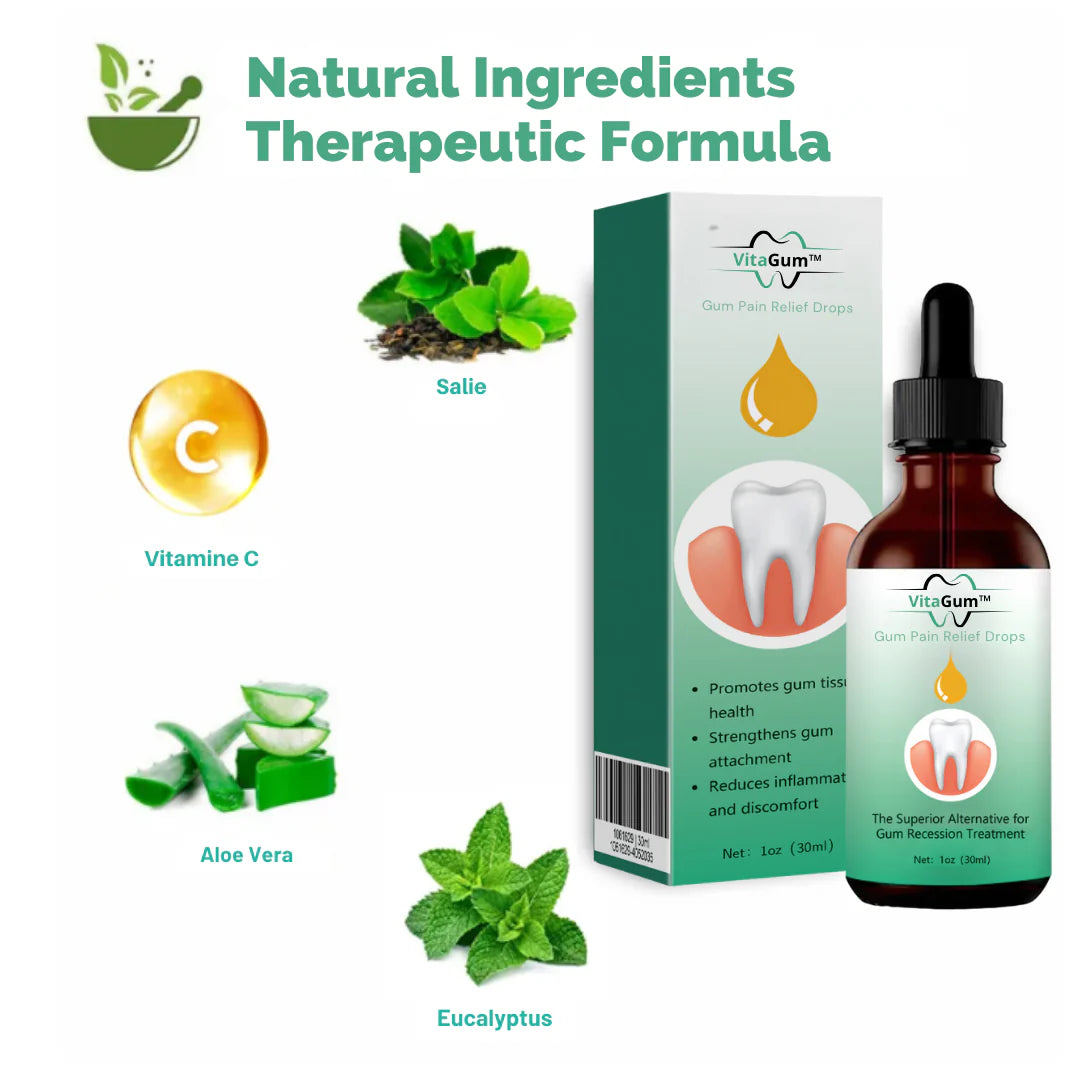 „VitaGum™ Gum Repair Drops | Tilgad, mis tervendavad, naeratused, mis kestavad!